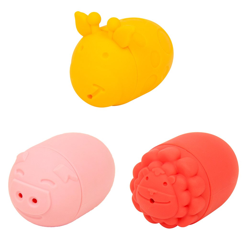 Marcus & Marcus Silicone Bath Toys Character Squirt