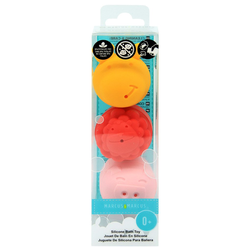 Marcus &amp; Marcus Silicone Bath Toys Character Squirt