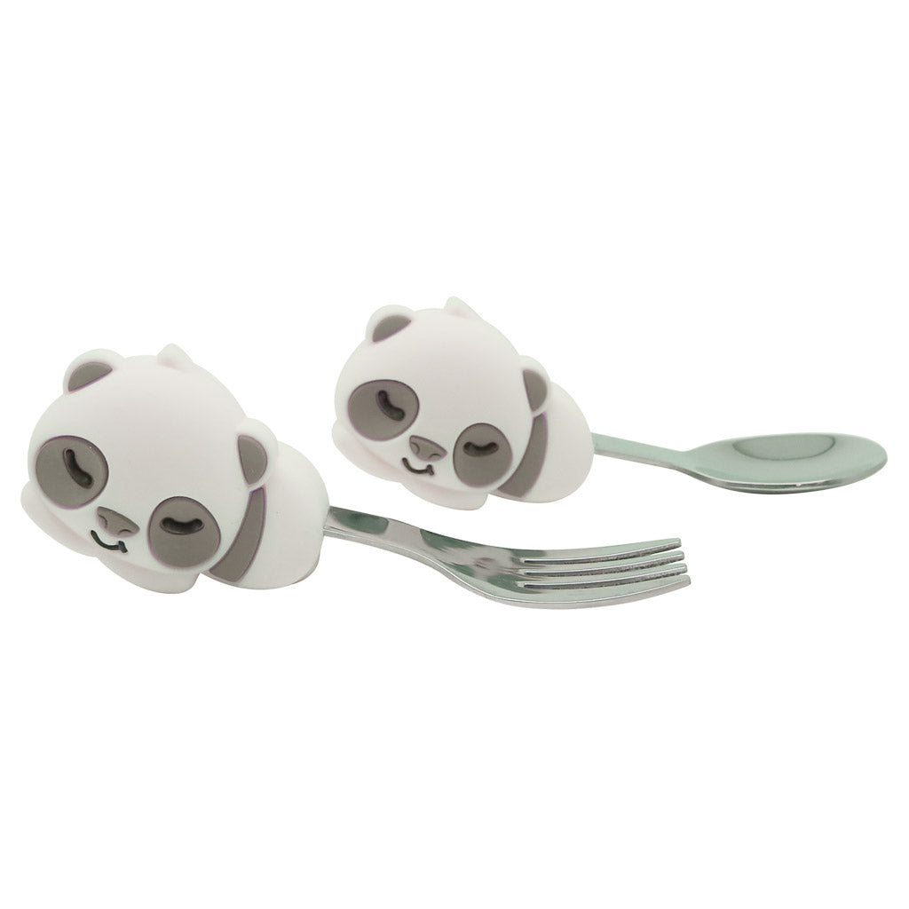 Marcus & Marcus Palm Grasp Spoon & Fork Set with Cutlery Case