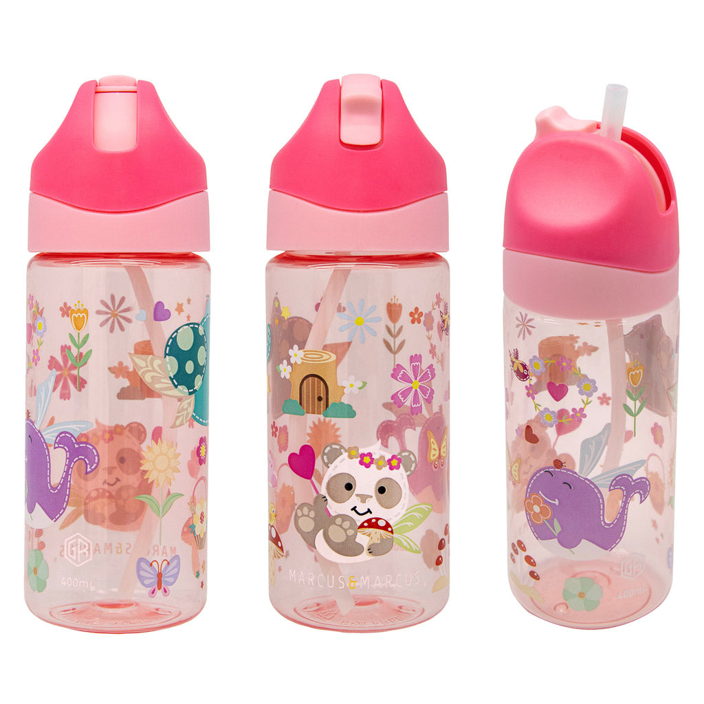 Marcus &amp; Marcus Antibacterial Tritan Straw Bottle