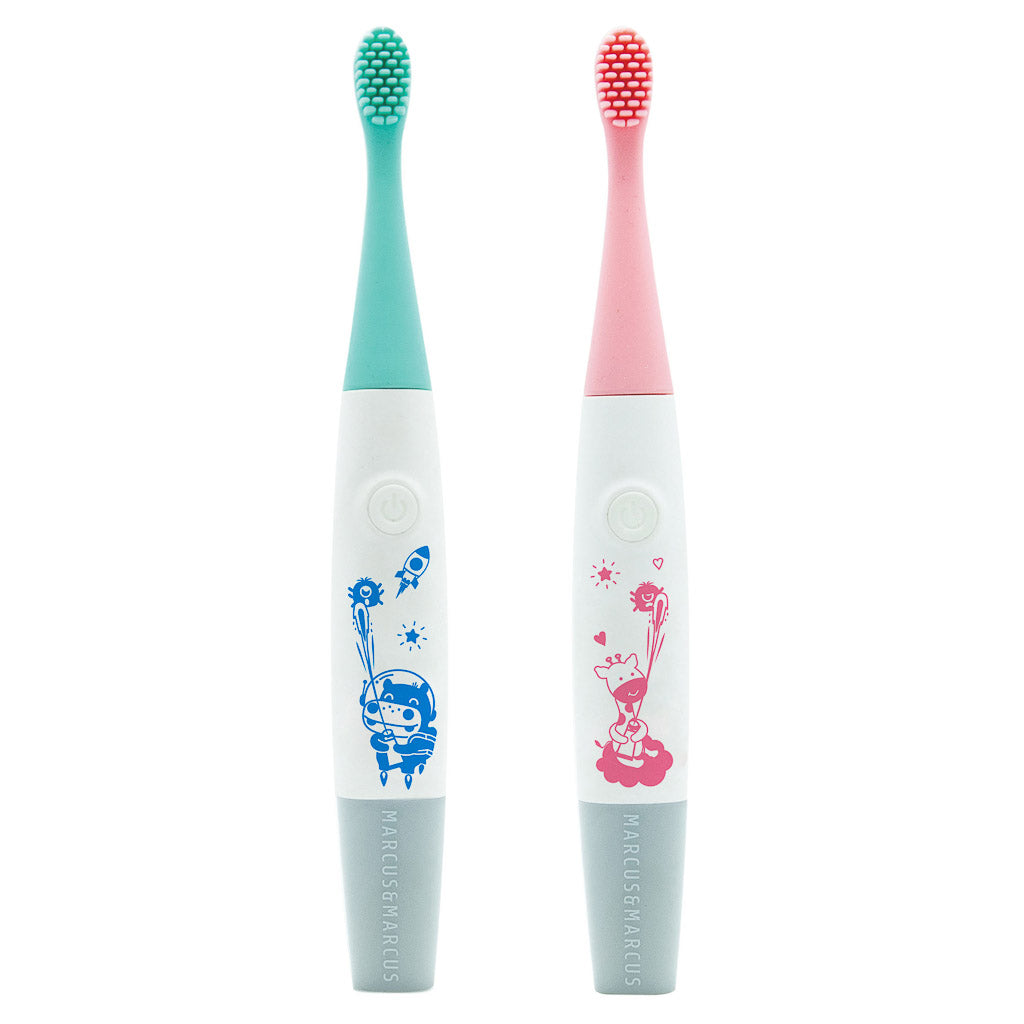 Marcus &amp; Marcus Kids 2-Min Timer Sonic Silicone Electric Toothbrush