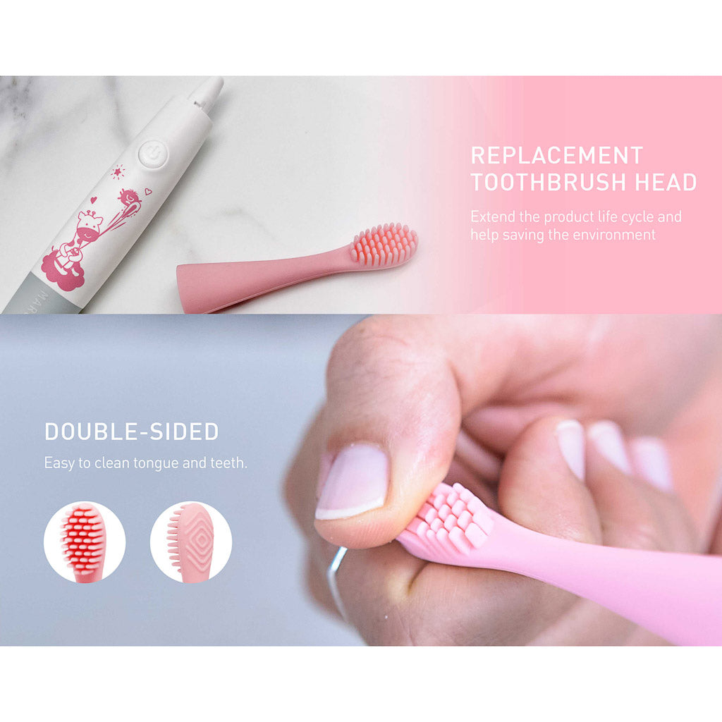 Marcus & Marcus Kids 2-Min Timer Sonic Silicone Electric Toothbrush