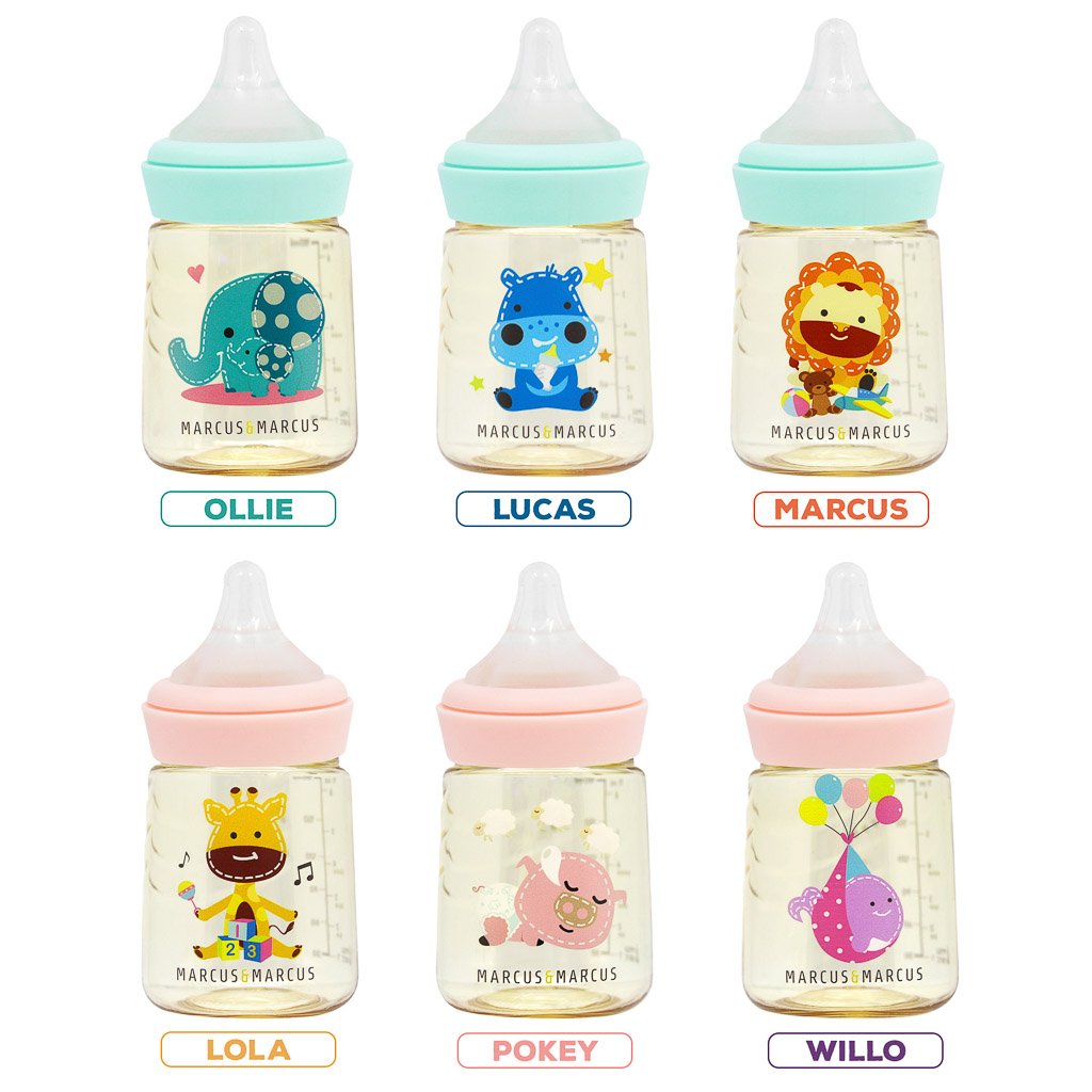 Marcus &amp; Marcus PPSU Transition Feeding Bottle (180ml)