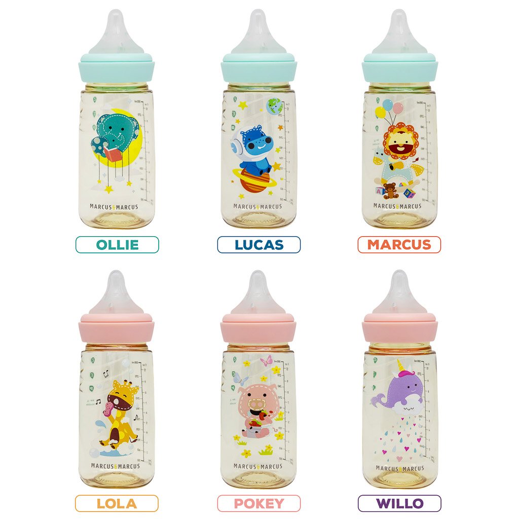 Marcus & Marcus PPSU Transition Feeding Bottle (300ml)