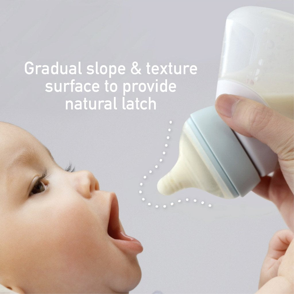 Marcus & Marcus Silicone Angled Feeding Bottle & Breast Pump