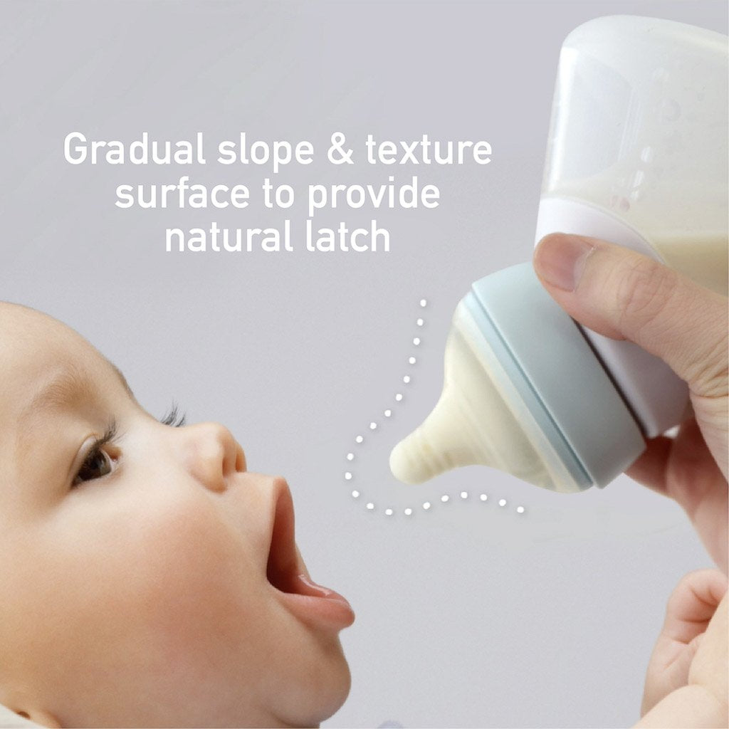 Marcus & Marcus Silicone Angled Feeding Bottle & Spoon